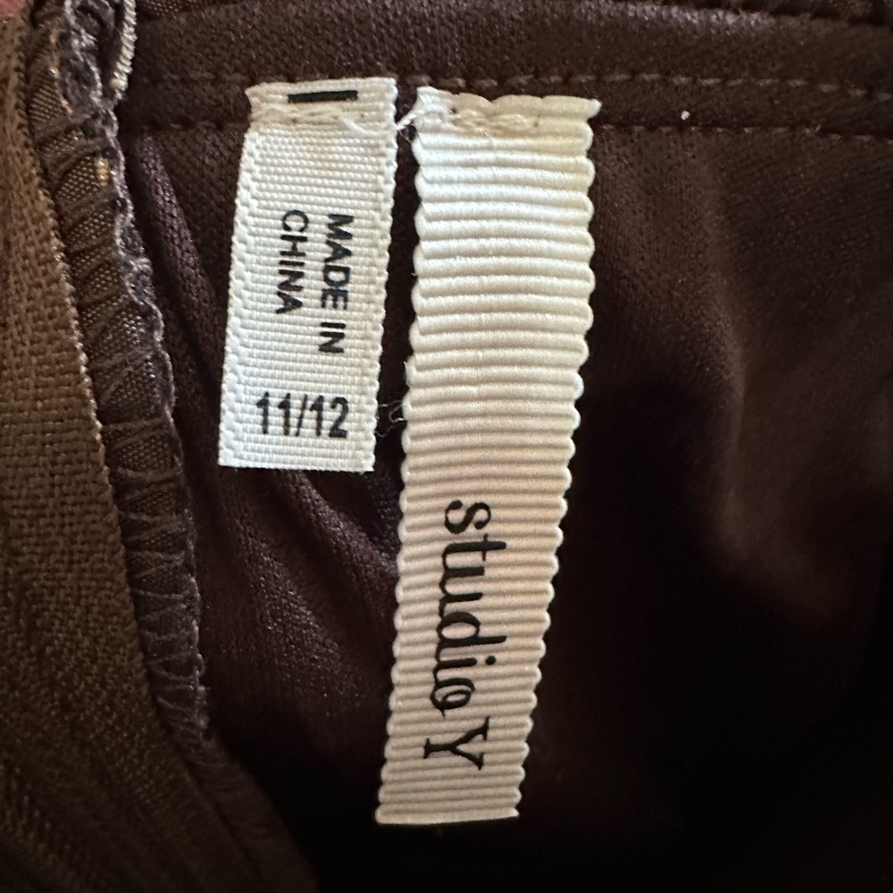 Studio Y Strapless Brown Formal Dress - Picture 4 of 4